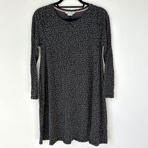 BODEN Swing Tunic in Raven Animal Print Size UK 10L, US 6L